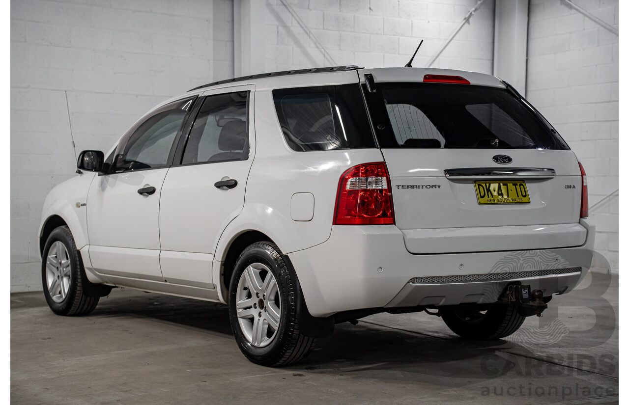 6/2005 Ford Territory Ghia (4x4) SX 4d Wagon Winter White 4.0L