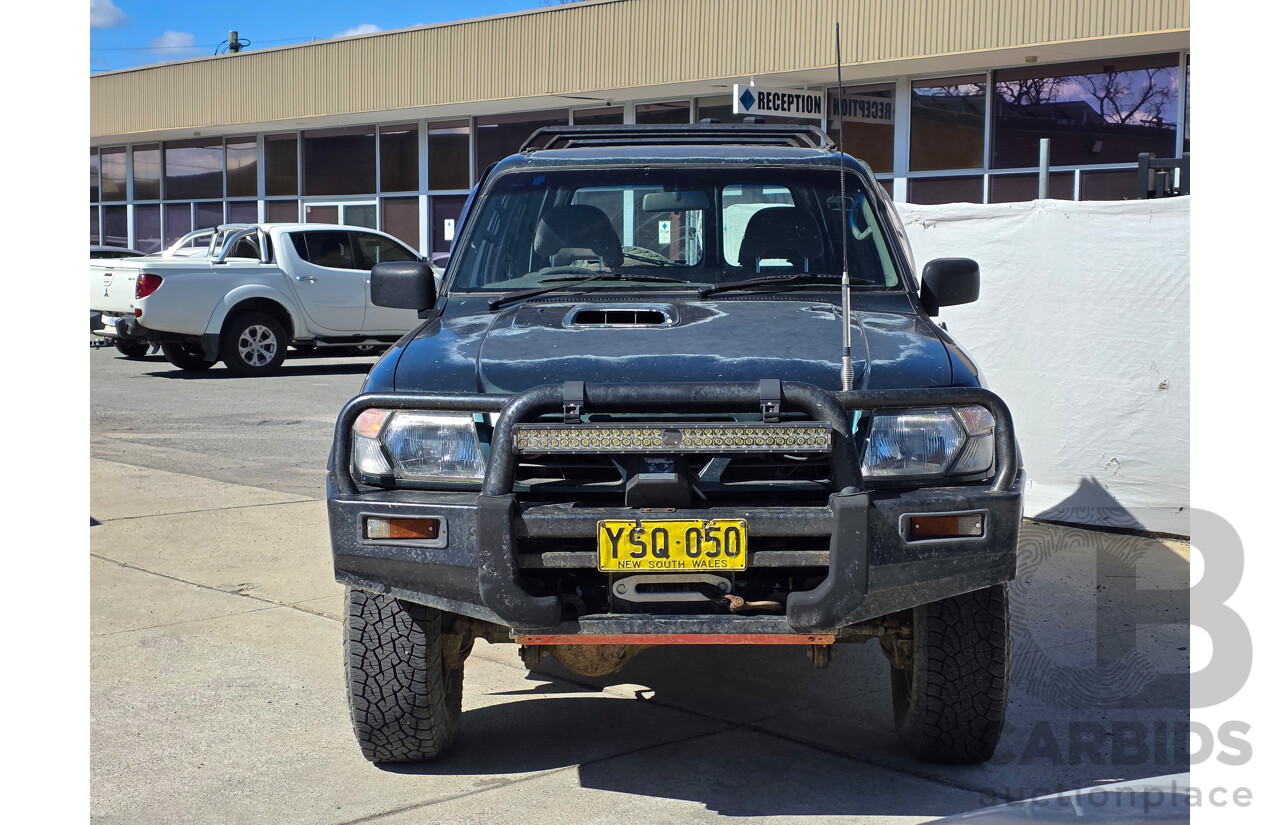 6/1999 Nissan Patrol ST (4x4) GU 4d Wagon Green 2.8L - 7 Seats