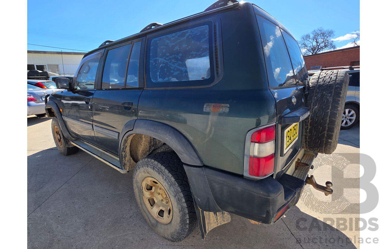 6/1999 Nissan Patrol ST (4x4) GU 4d Wagon Green 2.8L - 7 Seats