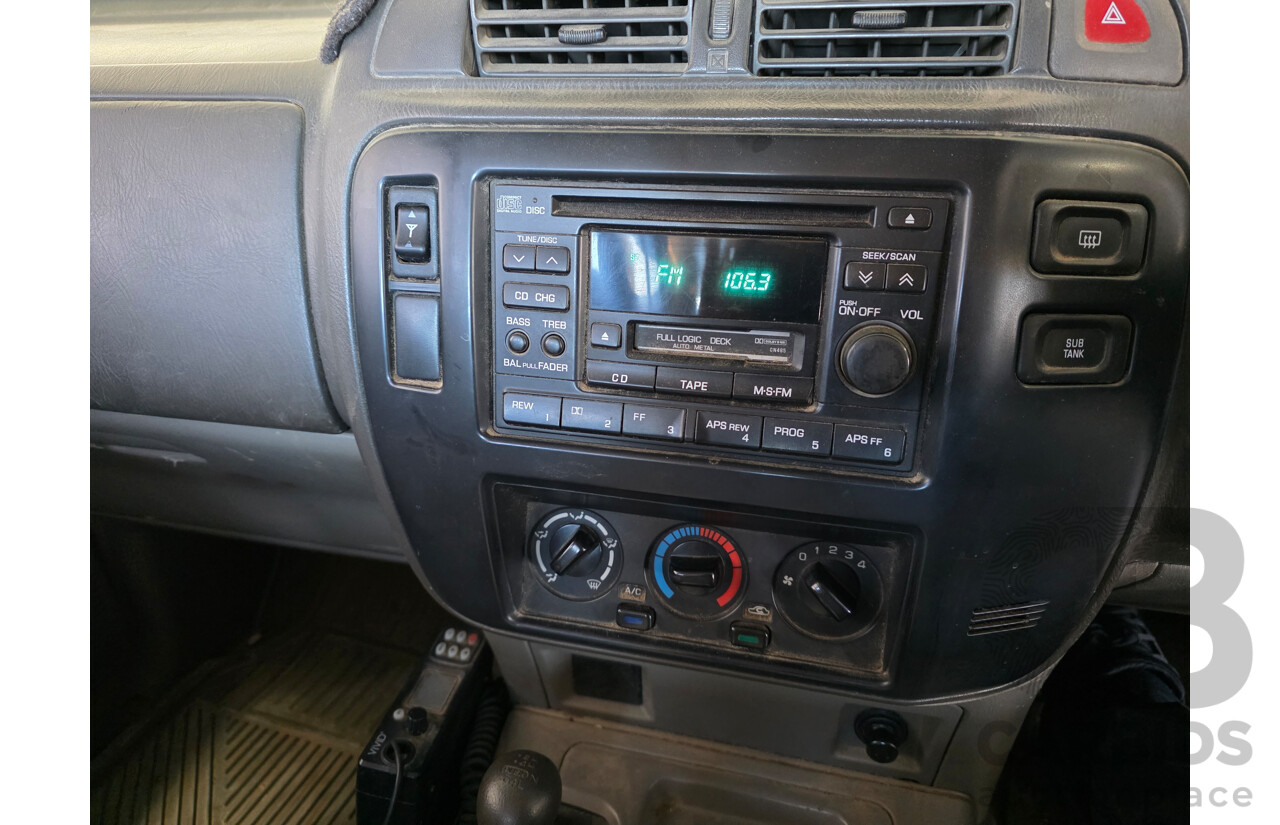 6/1999 Nissan Patrol ST (4x4) GU 4d Wagon Green 2.8L - 7 Seats