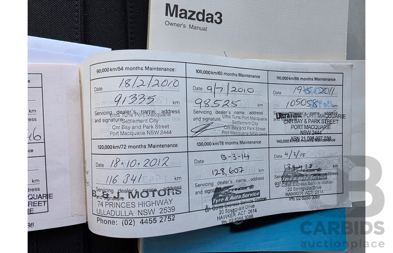 5/2005 Mazda Mazda3 SP23 BK 4d Sedan Black 2.3L