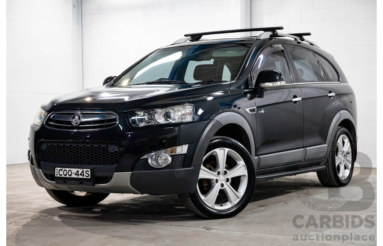 11/2013 Holden Captiva 7 LX (AWD) CG MY13 4d Wagon Carbon Flash Metallic V6 3.0L - 7 Seater