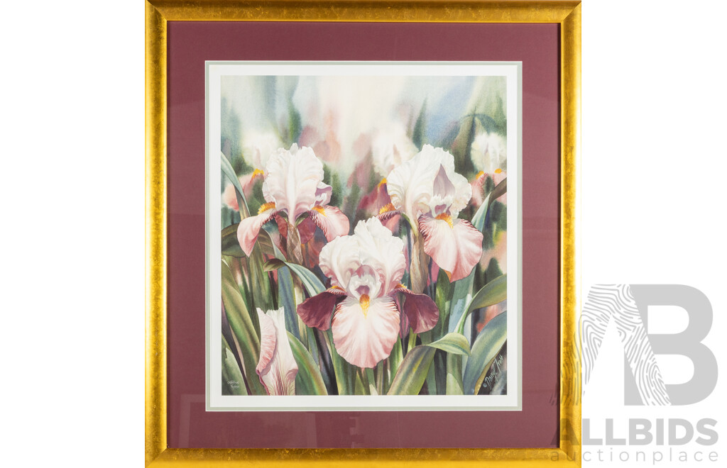 Darryl Trott, (20th Century, Australian, 1942-2004), Iris Summer, Signed & Editioned Giclee, 92 x 86 cm (frame)