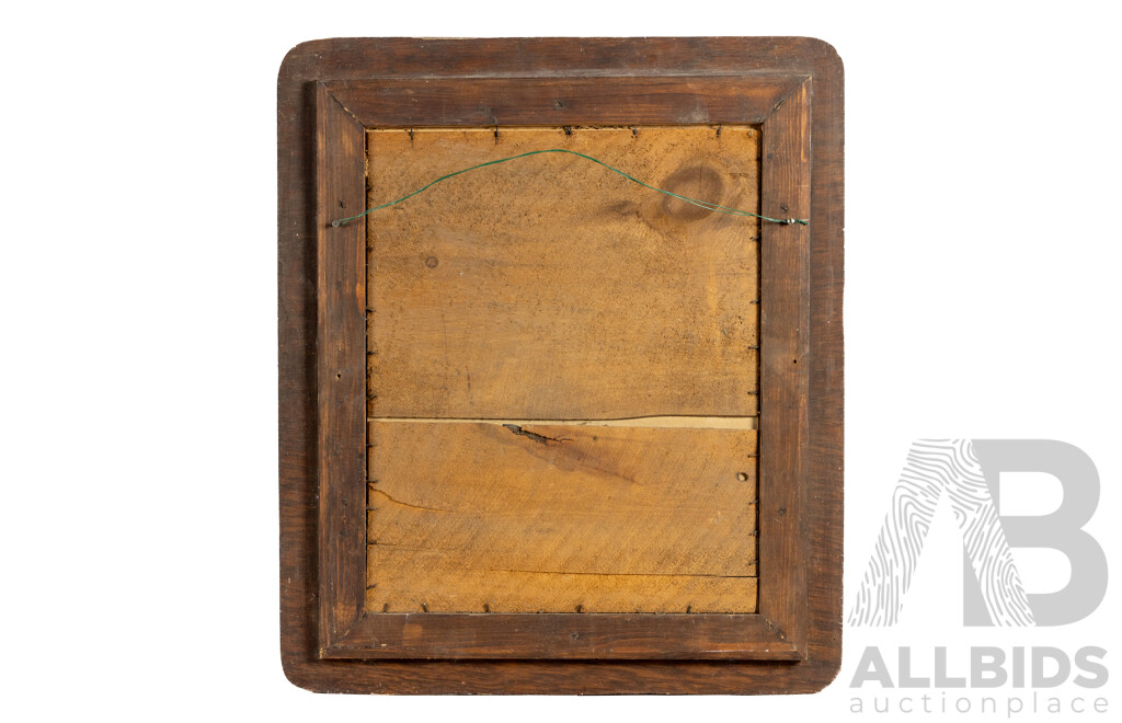 Artist Unknown (Late 19th Century), Portrait of a Gentleman in Formal Attire with Book, Antique Photograph, 69 x 69 cm (frame)