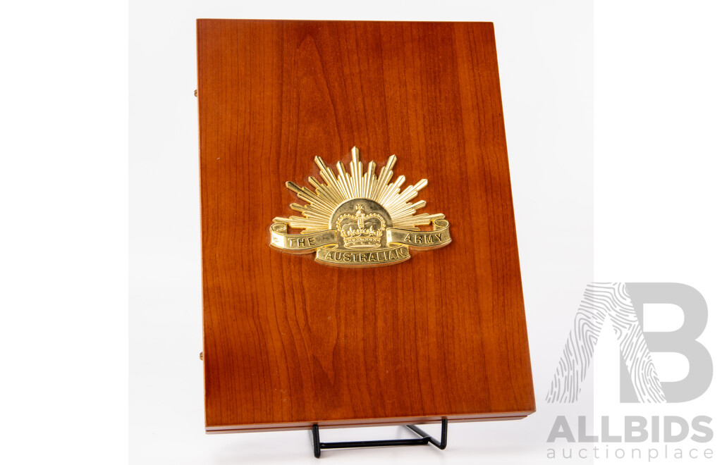 The Rising Sun Collection, Seven Reproduction Australian Rising Sun Badges in Original Presentation Box by Brandnet