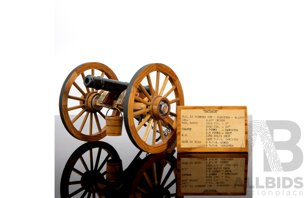Model of U.S. 12-Pounder 'Napoleon' Field Gun