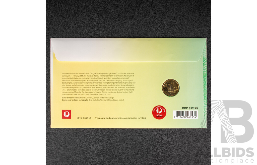 Australian 2016 PNC, Decimal Curreny Australia