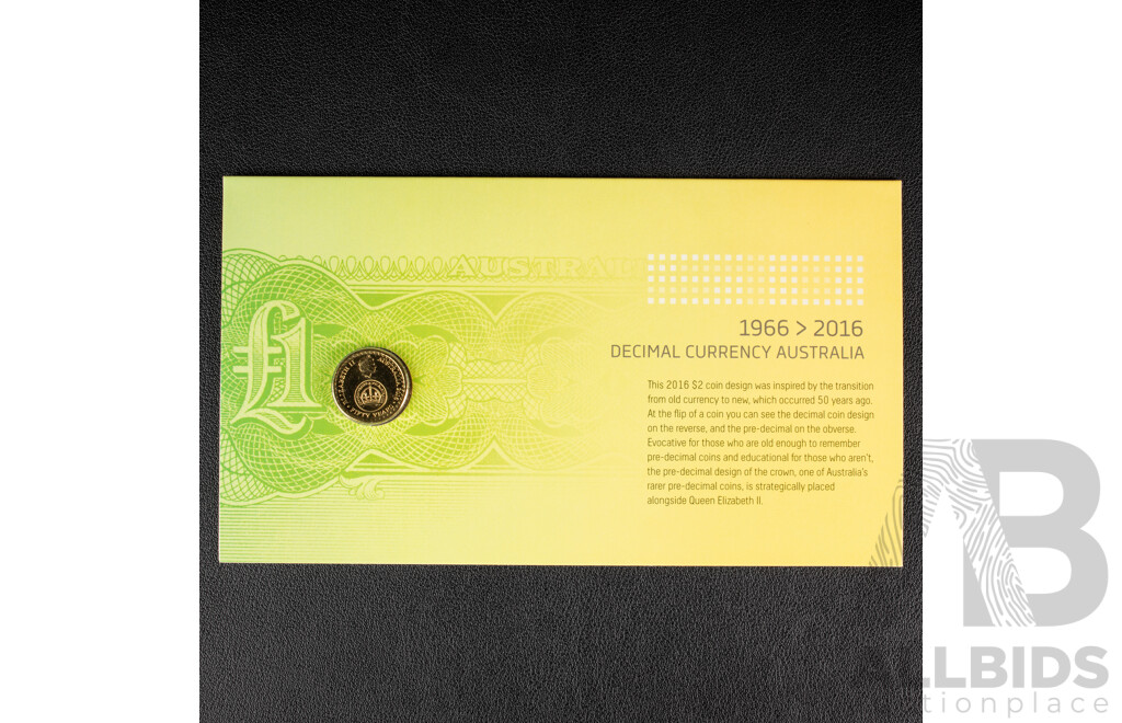 Australian 2016 PNC, Decimal Curreny Australia