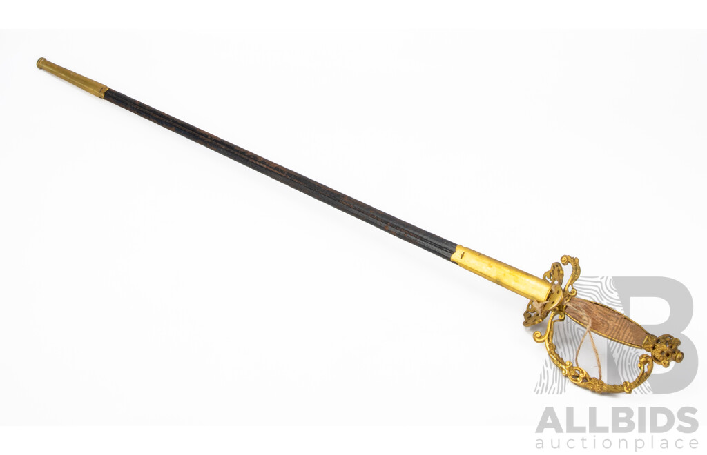 Belgian Diplomatic Court Sword