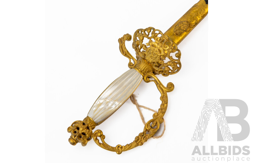 Belgian Diplomatic Court Sword