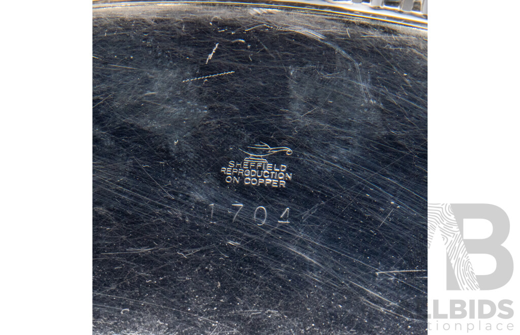 Large Silver Plate Urn with Single Tap and Champagne Bucket