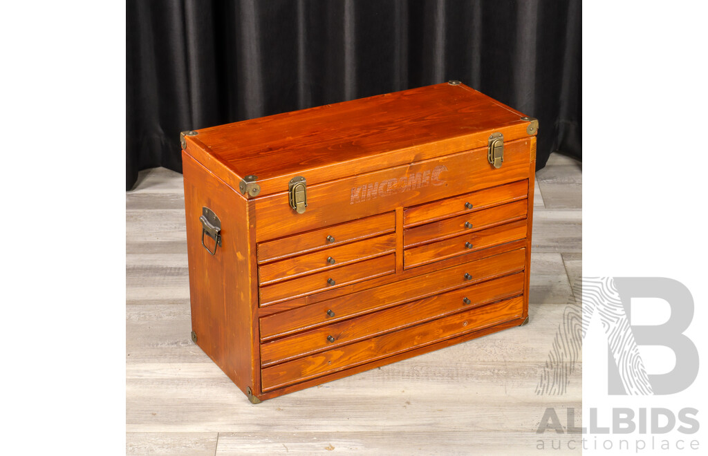 Timber Fitted Toolbox by Kingcrome