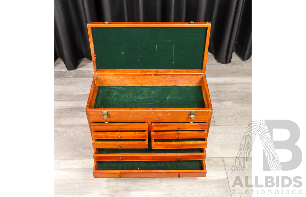 Timber Fitted Toolbox by Kingcrome