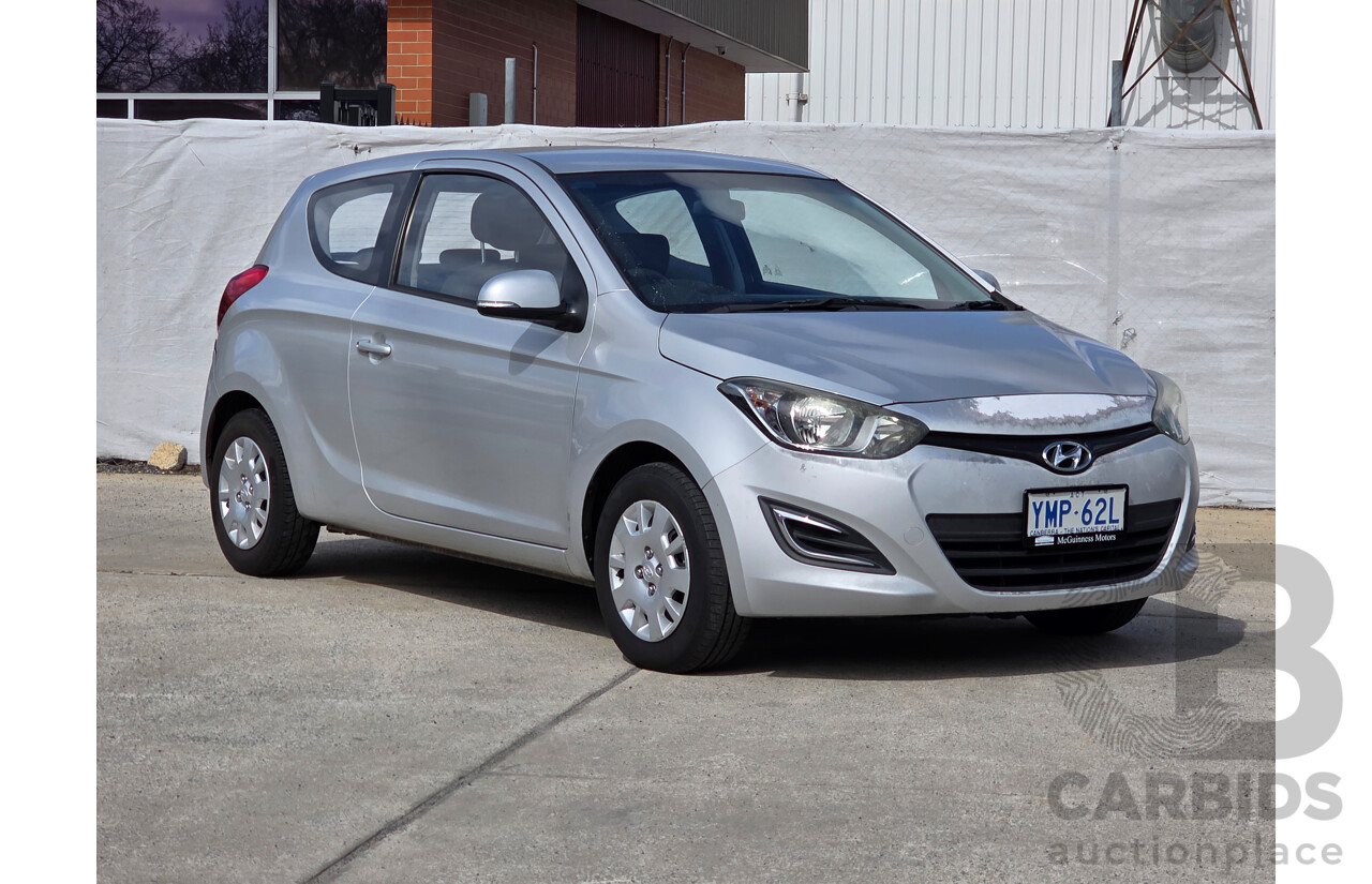 3/2014 Hyundai i20 Active PB MY14 3d Hatchback Silver  1.4L