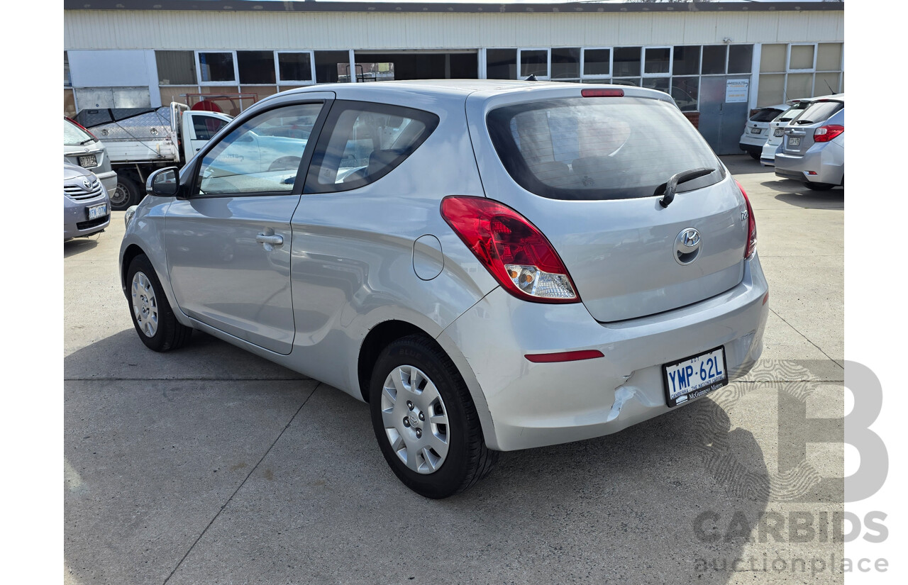 3/2014 Hyundai i20 Active PB MY14 3d Hatchback Silver  1.4L