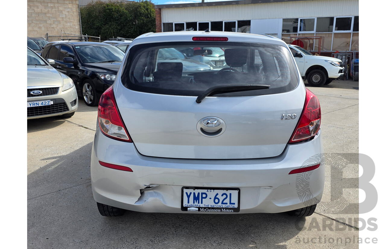 3/2014 Hyundai i20 Active PB MY14 3d Hatchback Silver  1.4L