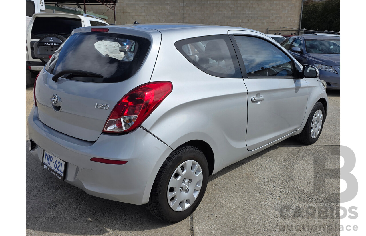 3/2014 Hyundai i20 Active PB MY14 3d Hatchback Silver  1.4L