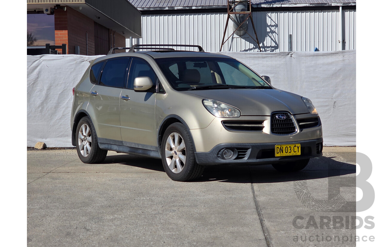 6/2007 Subaru Tribeca 3.0R (5 Seat) MY07 4d Wagon Gold 3.0L