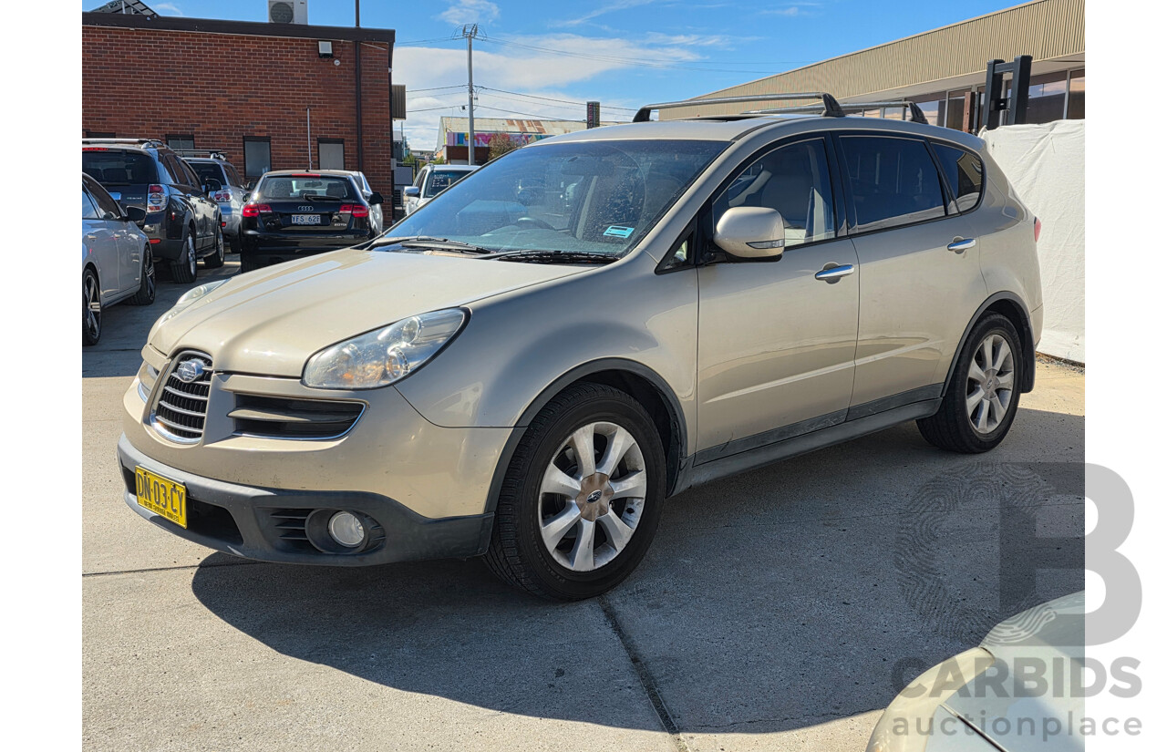 6/2007 Subaru Tribeca 3.0R (5 Seat) MY07 4d Wagon Gold 3.0L