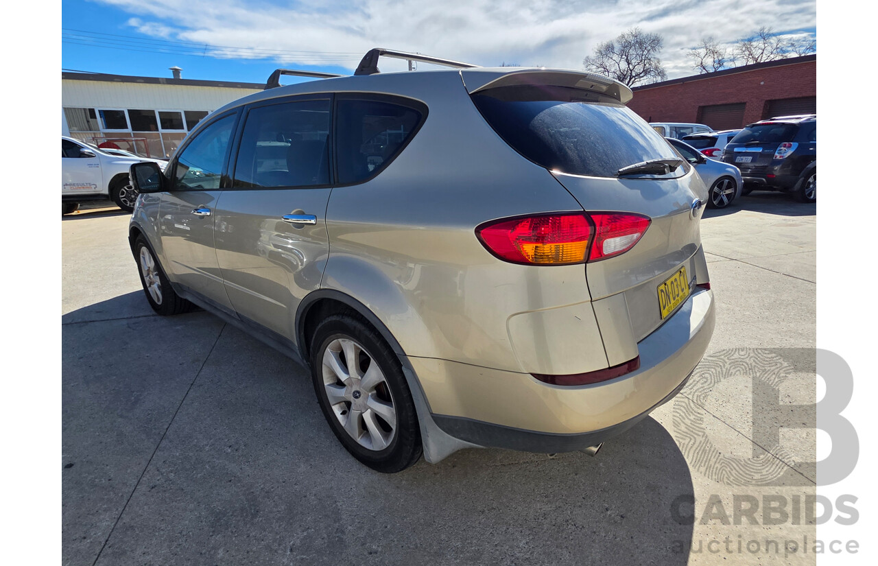 6/2007 Subaru Tribeca 3.0R (5 Seat) MY07 4d Wagon Gold 3.0L
