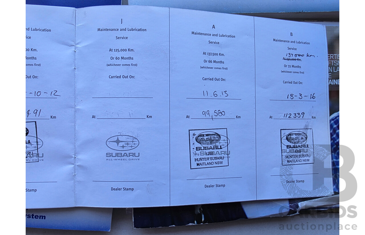 6/2007 Subaru Tribeca 3.0R (5 Seat) MY07 4d Wagon Gold 3.0L