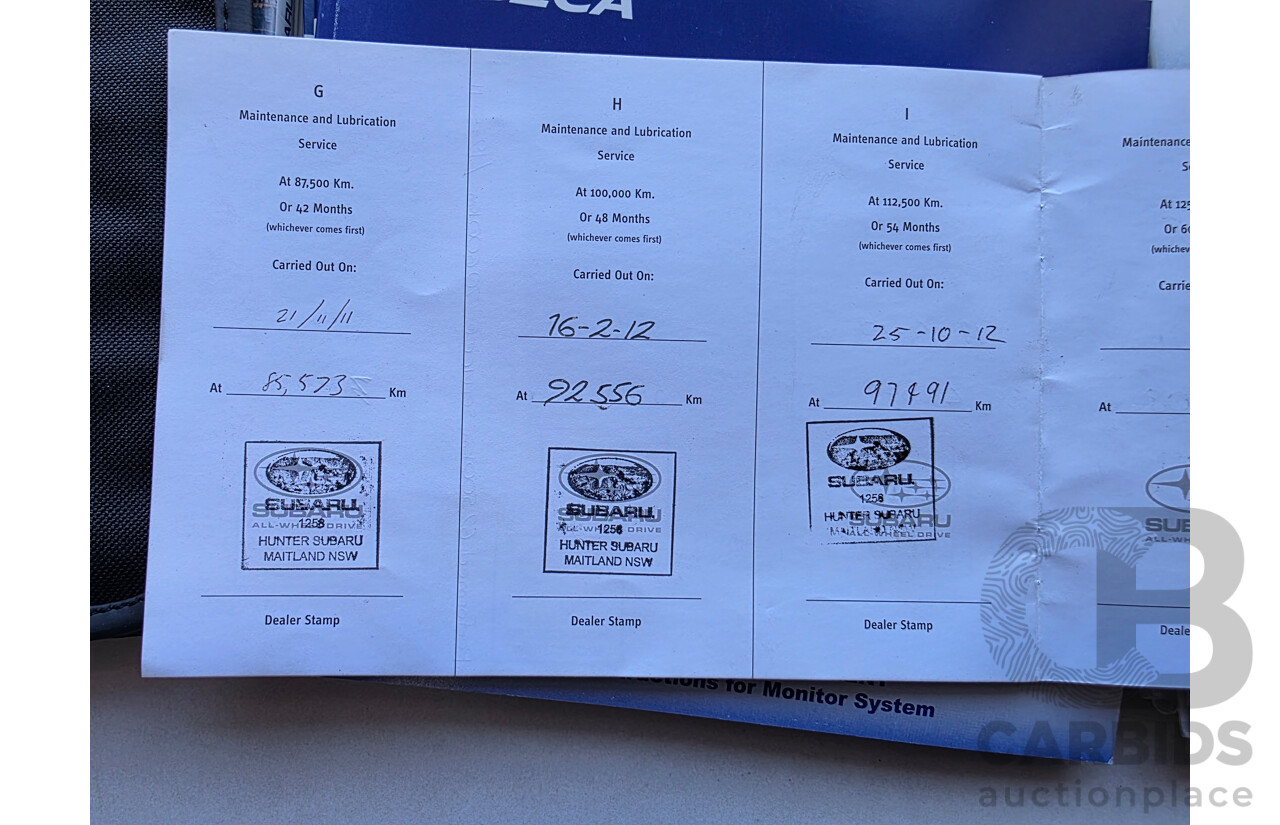 6/2007 Subaru Tribeca 3.0R (5 Seat) MY07 4d Wagon Gold 3.0L