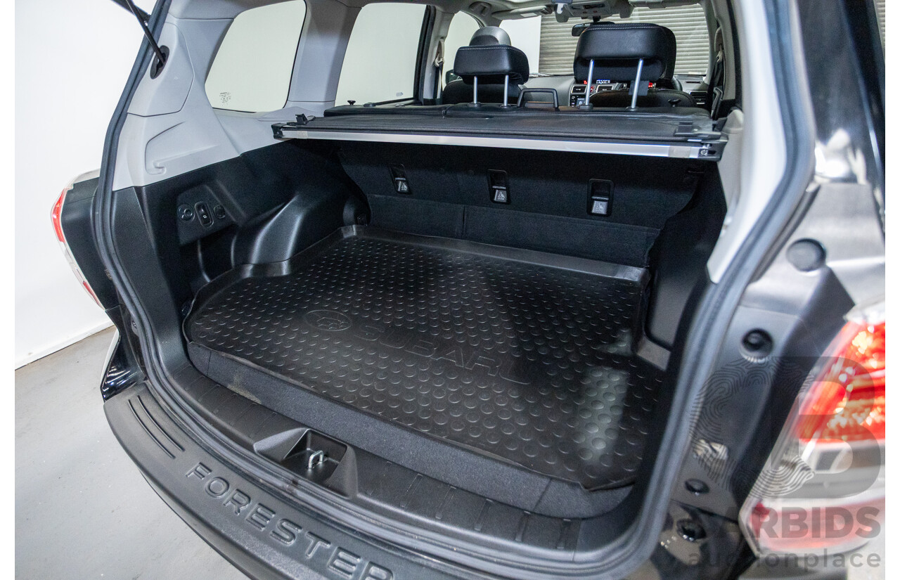 12/2015 Subaru Forester 2.5i-S (AWD) S4 MY15 4d Wagon Crystal Black 2.5L