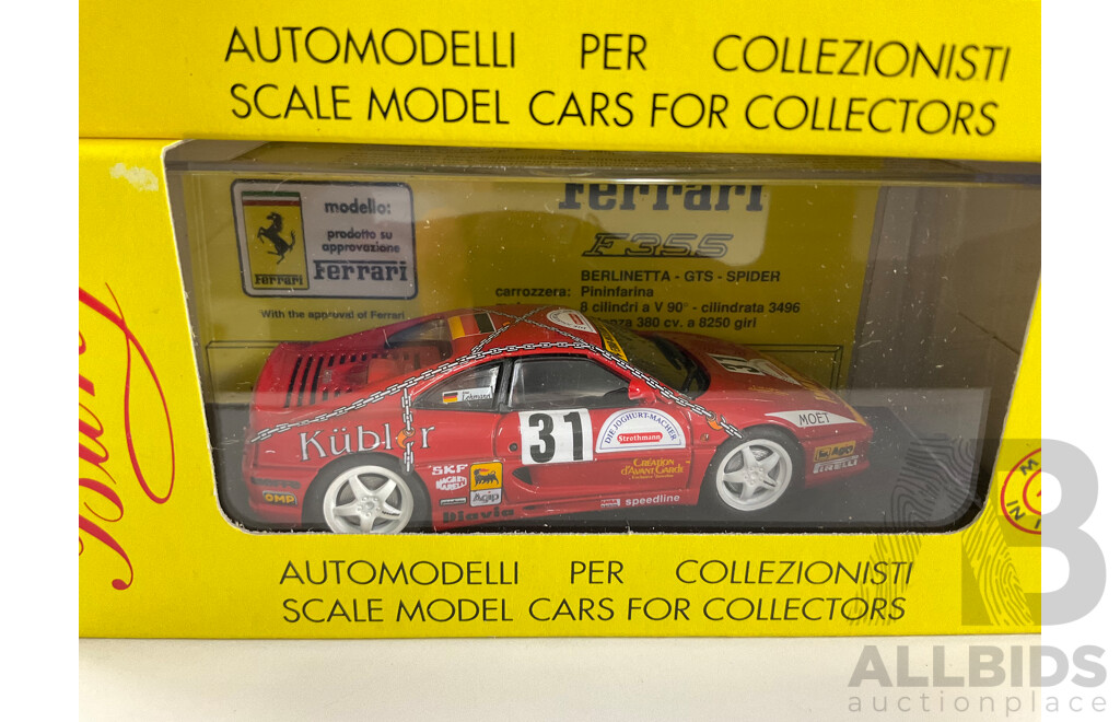 Two Bang Diecast Ferrari F355 GTS Spiders - 1:43 Scale