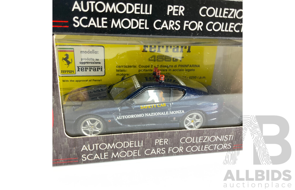 Bang Diecast Mercedes Benz 300 SL Gullwing, Ferrari 455 GT and Model Best Jaguar E Type - 1:43 Scale