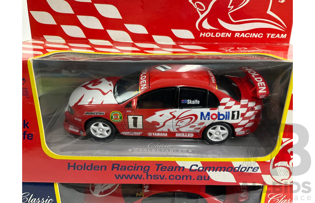 Two Classic Carlectables Diecast Holden Commodores, Mark Skaife - 1:43 Scale