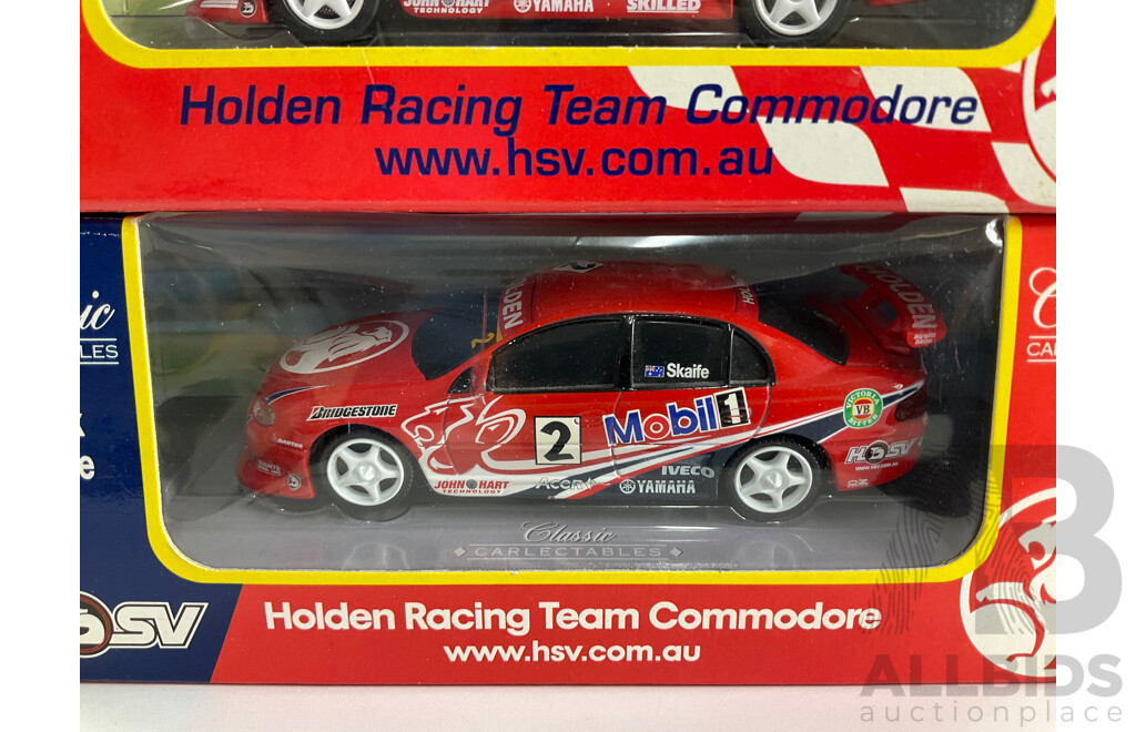 Two Classic Carlectables Diecast Holden Commodores, Mark Skaife - 1:43 Scale