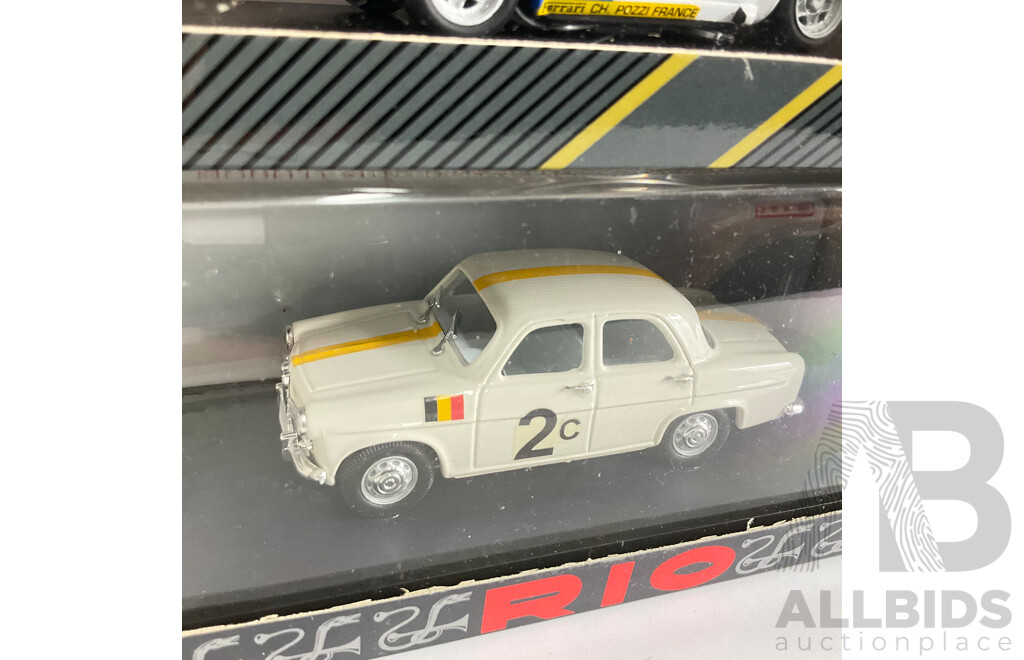 Detail Cars Diecast Ferrari Daytona 365 Le Mans, Volkswagen Golf Rally Mote Carlo and Rio 1955 Alfa Romeo Giulietta  - 1:43 Scale