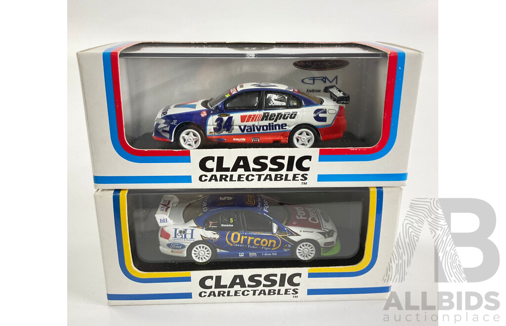 Classic Carlectables Diecast Holden VZ Commodore, Gary Rogers Motorsport and Ford Falcon FPR