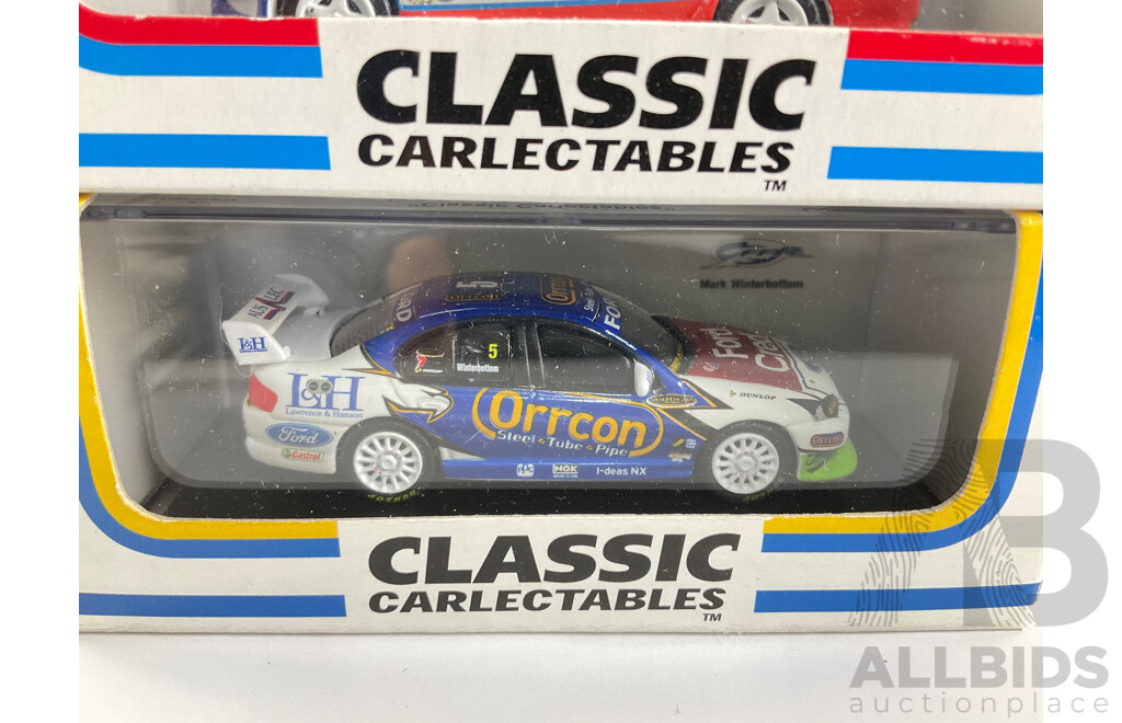 Classic Carlectables Diecast Holden VZ Commodore, Gary Rogers Motorsport and Ford Falcon FPR