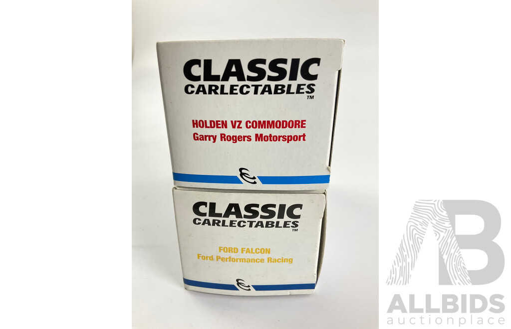 Classic Carlectables Diecast Holden VZ Commodore, Gary Rogers Motorsport and Ford Falcon FPR