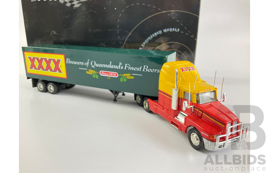 World Car Collectables Diecast Kenworth Semi Trailer Linfox/XXXX Brewers of Queensland