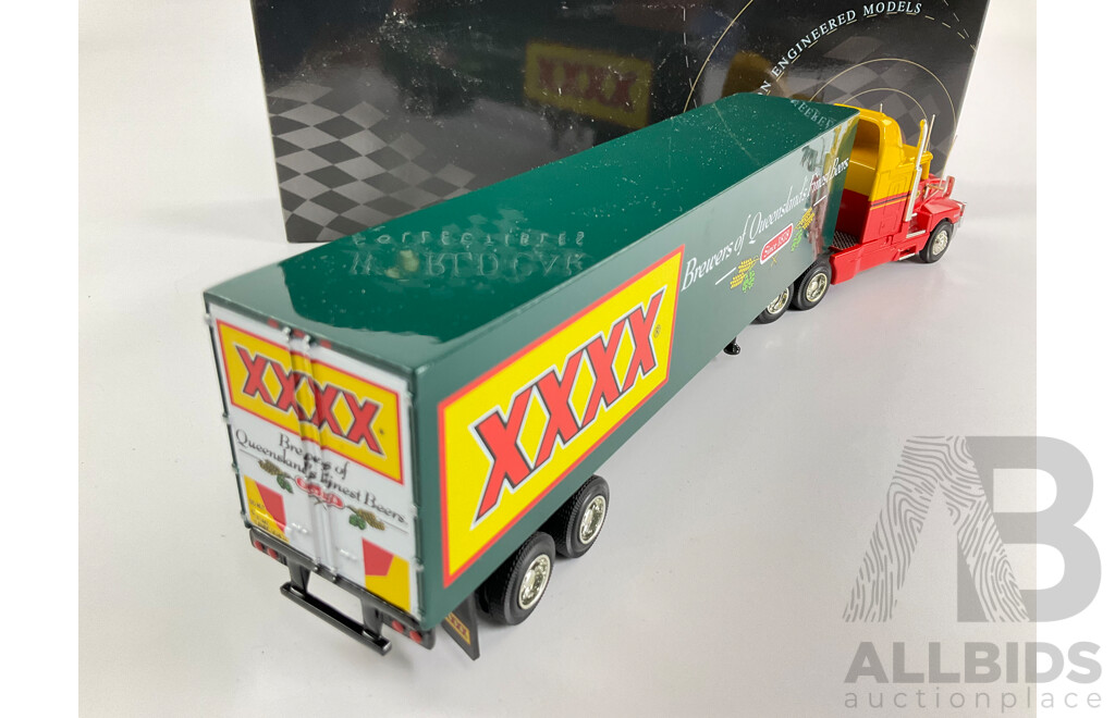 World Car Collectables Diecast Kenworth Semi Trailer Linfox/XXXX Brewers of Queensland
