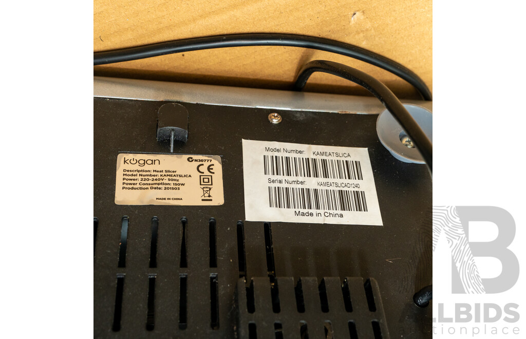 Kogan Deli Slicer & Steel Wok