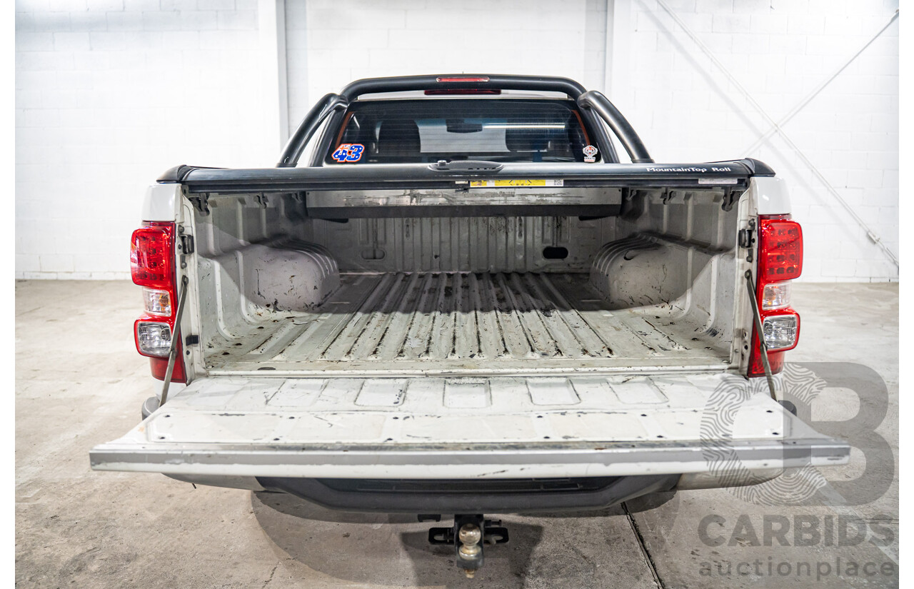10/2015 Holden Colorado LS (4x4) RG MY16 Space C/Chas Summit White Turbo Diesel 2.8L