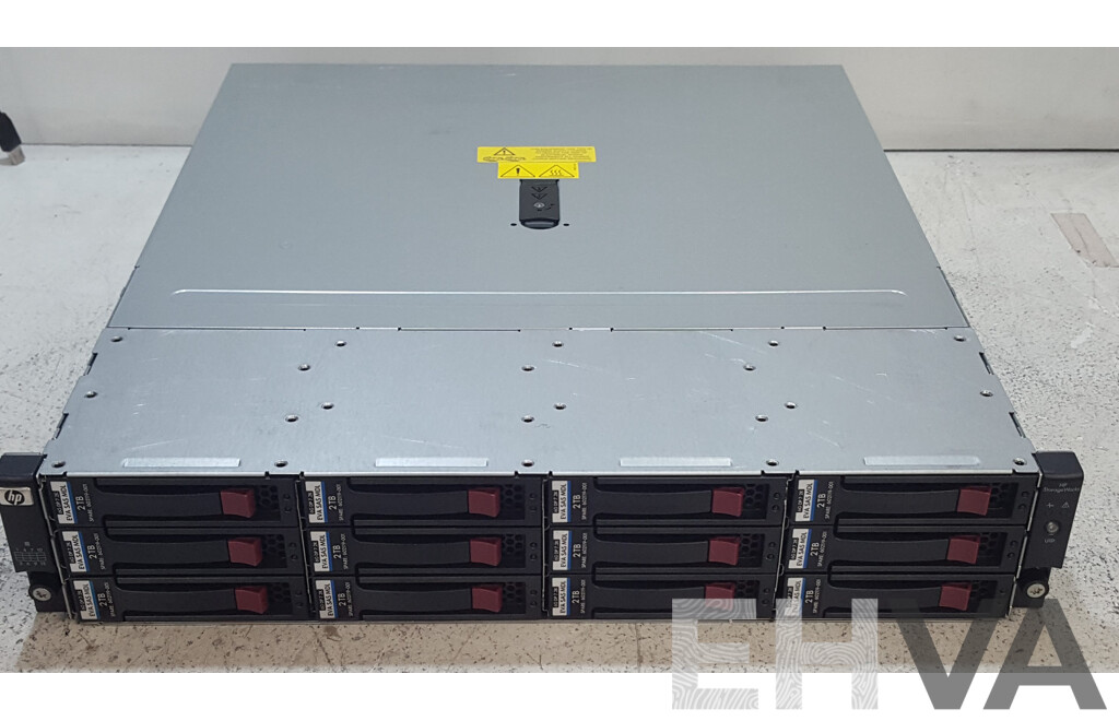HP StorageWorks M6612 12-Bay SAS Hard Drive Array w/ 24TB of Total Storage