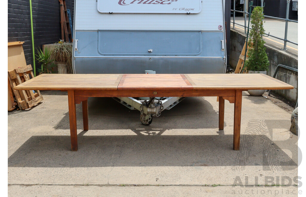 Teak Extension Outdoor Table