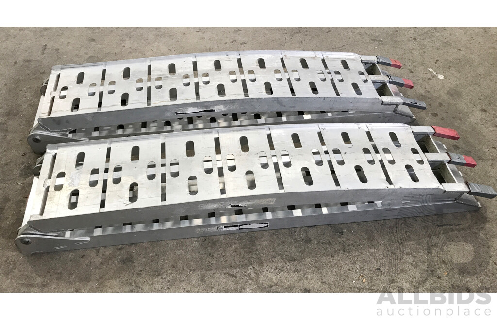 Pair of Aluminium Folding Ramps
