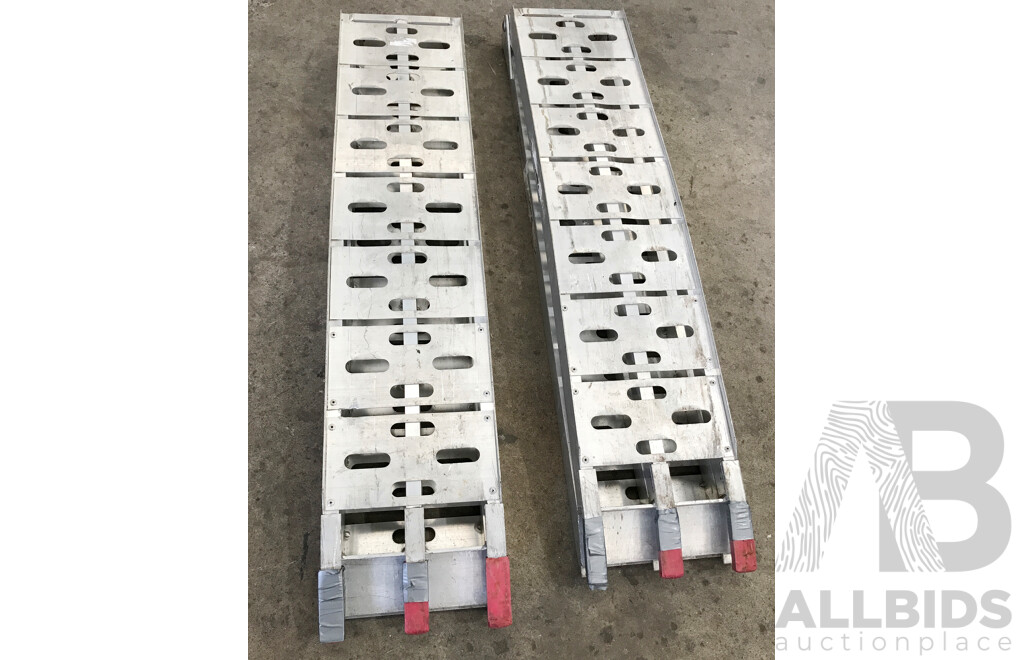 Pair of Aluminium Folding Ramps