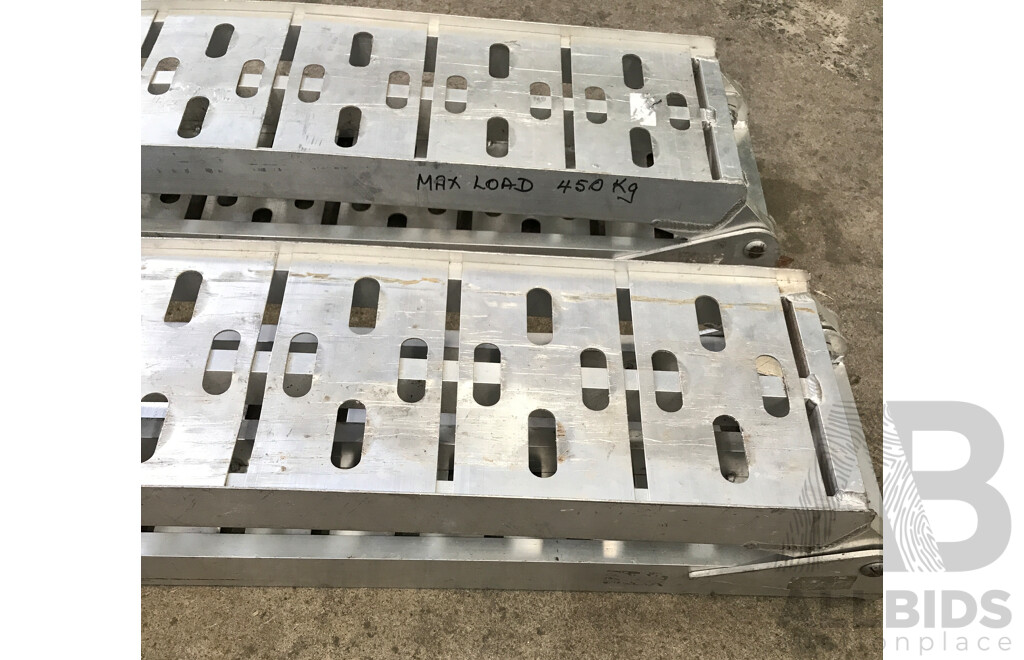 Pair of Aluminium Folding Ramps