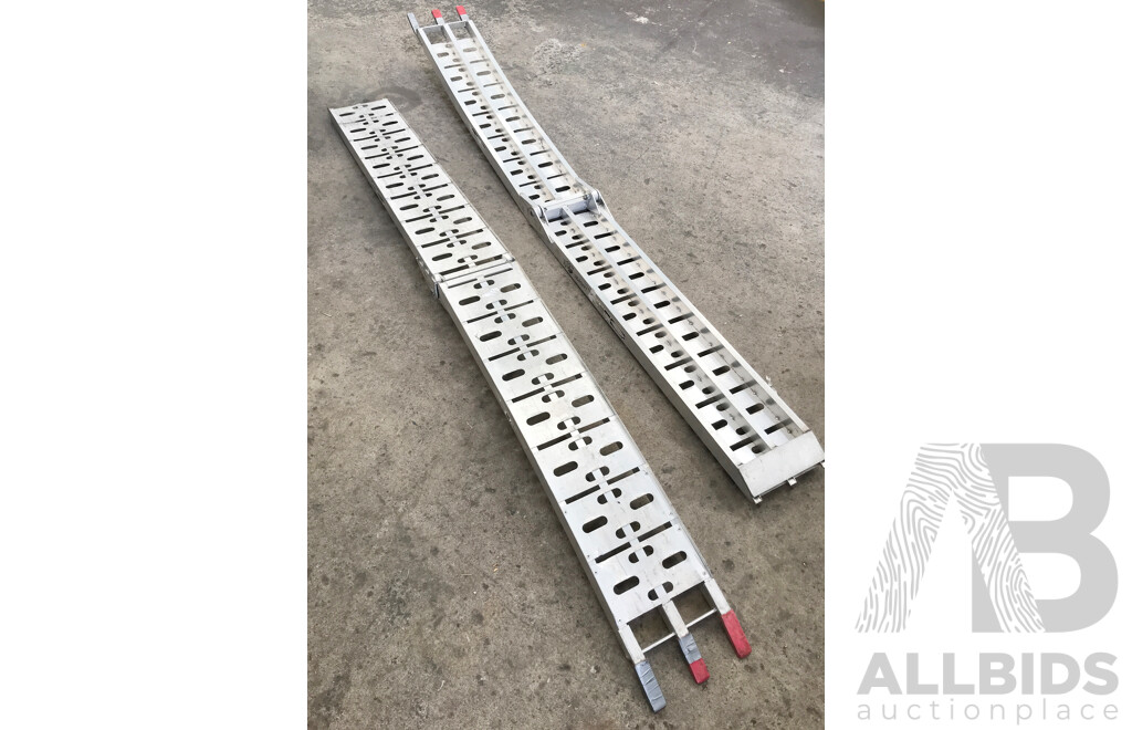 Pair of Aluminium Folding Ramps