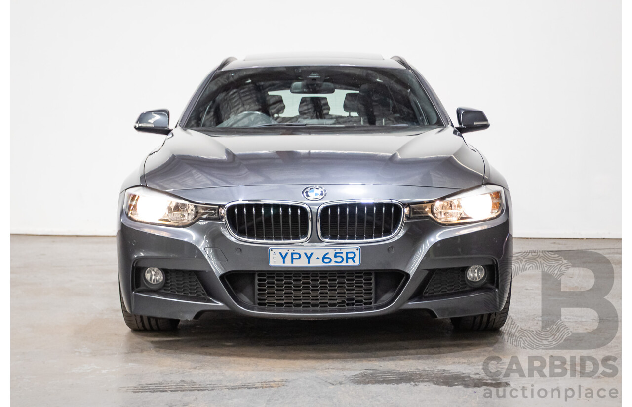 04/2015 BMW 318d M-Sport Touring F31 MY15 4D Wagon Mineral Grey Metallic Turbo 2.0L Diesel
