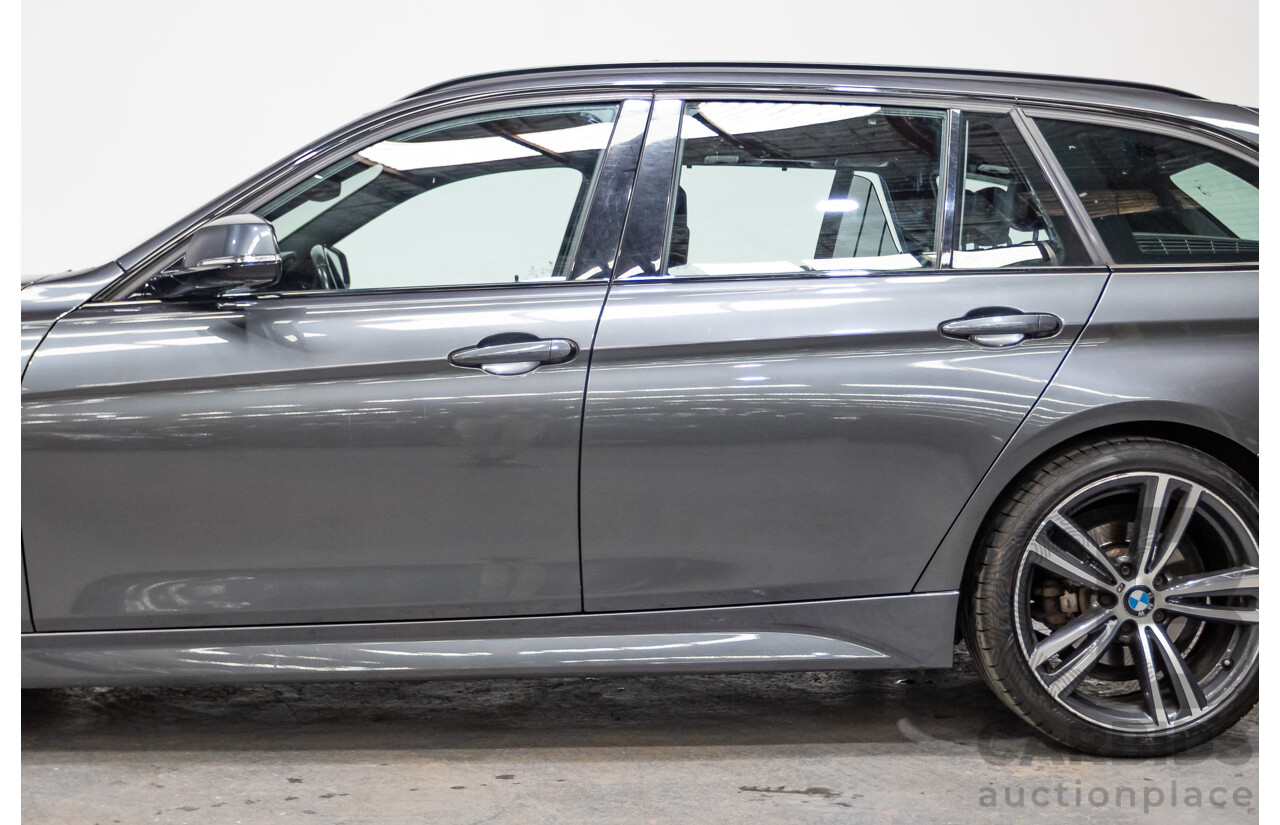 04/2015 BMW 318d M-Sport Touring F31 MY15 4D Wagon Mineral Grey Metallic Turbo 2.0L Diesel