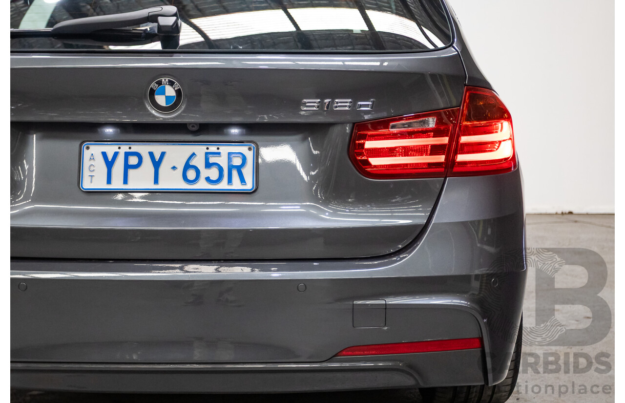 04/2015 BMW 318d M-Sport Touring F31 MY15 4D Wagon Mineral Grey Metallic Turbo 2.0L Diesel