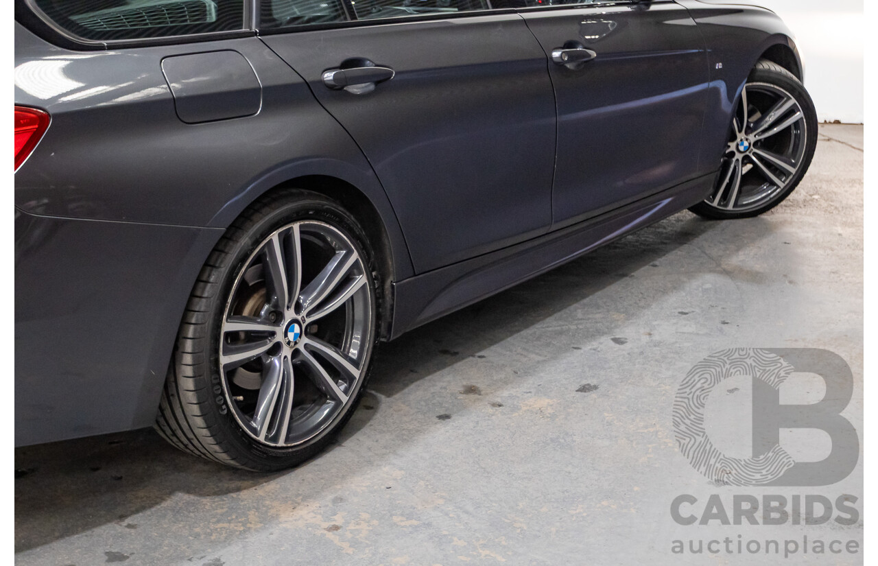 04/2015 BMW 318d M-Sport Touring F31 MY15 4D Wagon Mineral Grey Metallic Turbo 2.0L Diesel