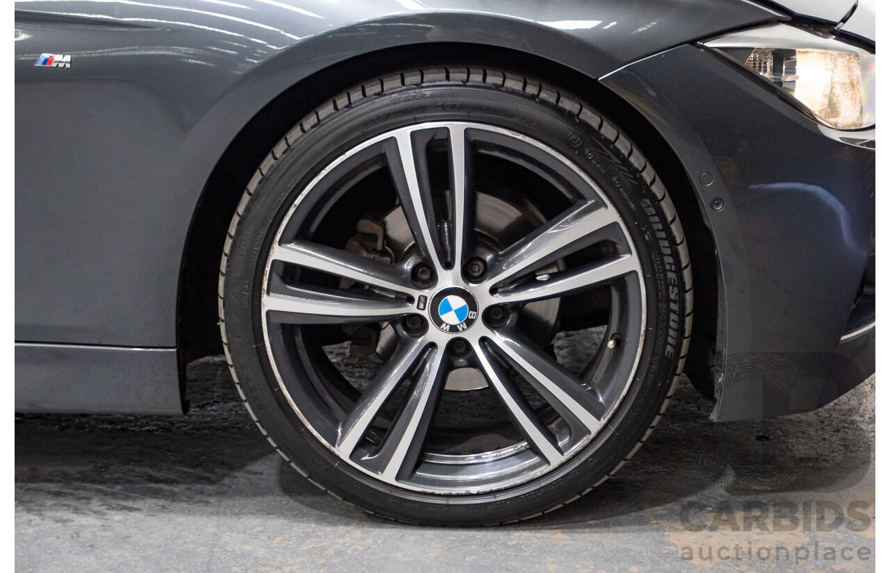 04/2015 BMW 318d M-Sport Touring F31 MY15 4D Wagon Mineral Grey Metallic Turbo 2.0L Diesel